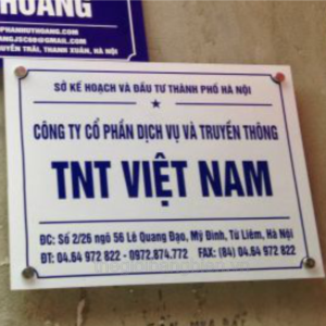 bảng tên công ty