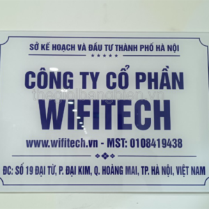 biển mica công ty đẹp
