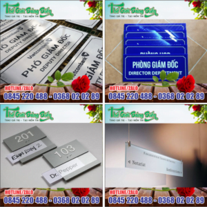 BIỂN CÔNG TY – PHÒNG BAN