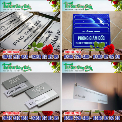 BIỂN CÔNG TY – PHÒNG BAN