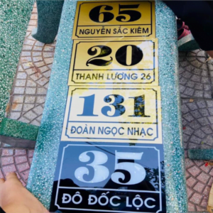 biển số nhà đẹp bằng mica