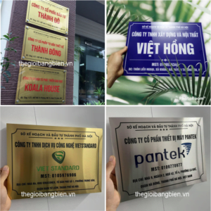 biển tên công ty