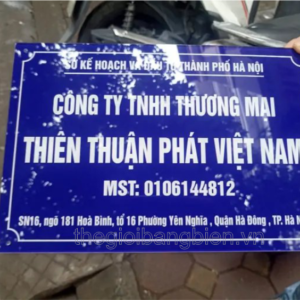 biển tên công ty mica đẹp