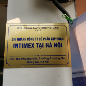 làm bảng tên công ty