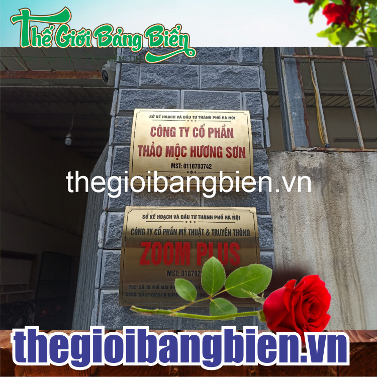 làm biển inox công ty đẳng cấp