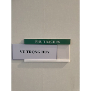 mẫu biển tên phòng ban trượt ngang sang trọng
