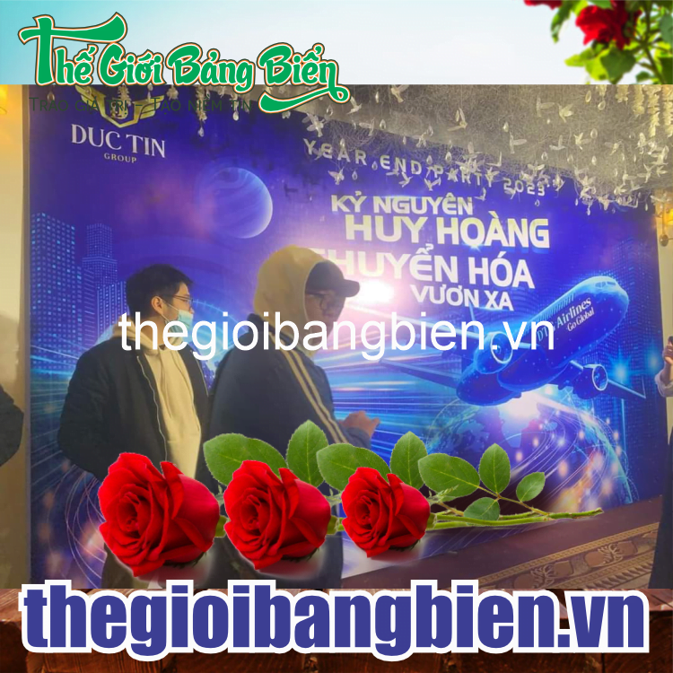 biển bạt sân khấu sang trọng
