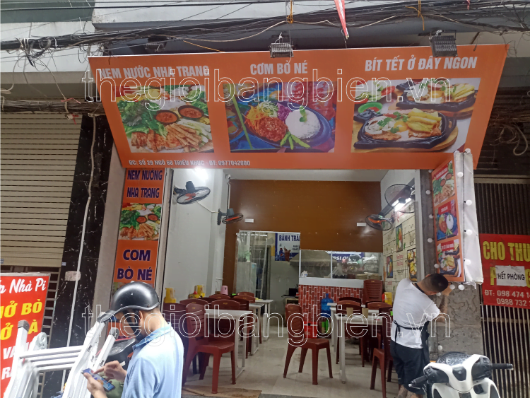 làm biển quảng cáo đẹp