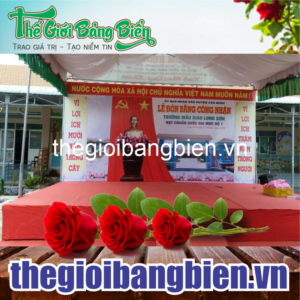 làm biển bạt sân khấu