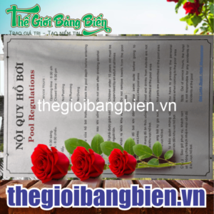 lắp đặt biển nội quy công ty