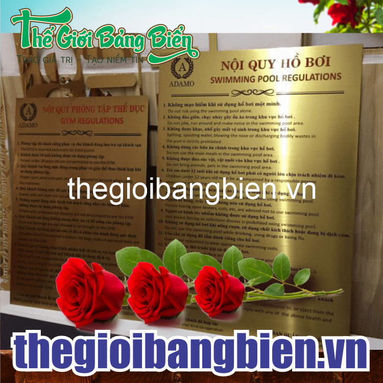 lắp đặt biển nội quy công ty giá rẻ