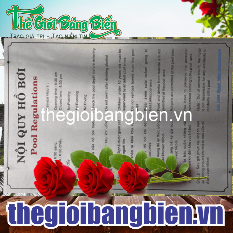 lắp đặt biển nội quy công ty