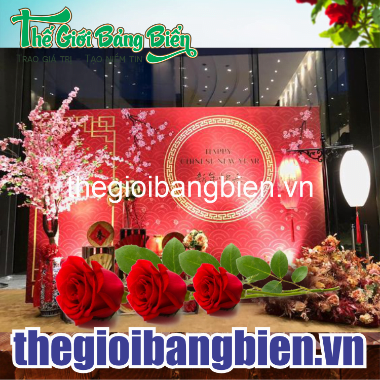 mẫu biển bạt sân khấu đẹp