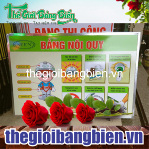 mẫu biển nội quy công ty đẳng cấp