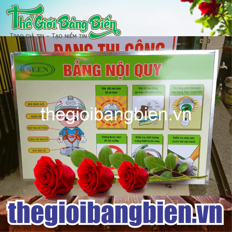 mẫu biển nội quy công ty đẳng cấp