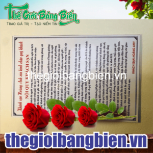 mẫu biển nội quy công ty đẹp