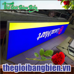thi công biển bạt hộp đèn giá rẻ