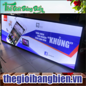 thi công biển bạt hộp đèn sang trọng