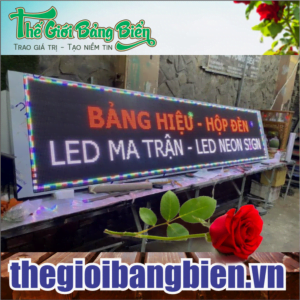 thi công biển led ma trận đẳng cấp