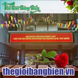 thi công biển led ma trận sang trọng