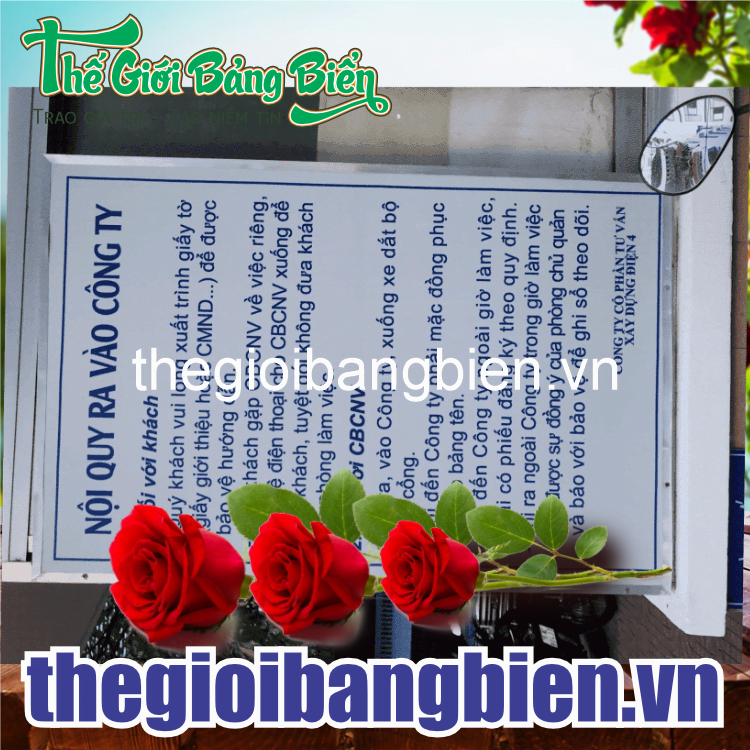 thiết kế biển nội quy công ty giá rẻ