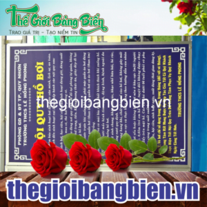 thiết kế biển nội quy công ty sang trọng