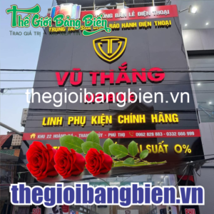 biển alu chữ nổi mica đẹp