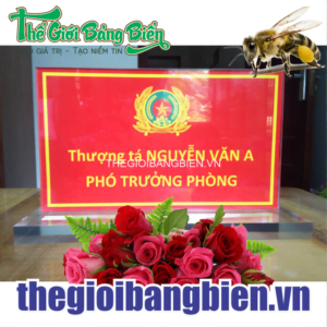 biển chức danh công an tại hà nội