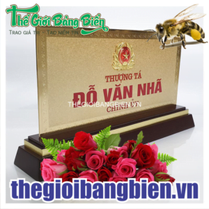 biển chức danh quân đội