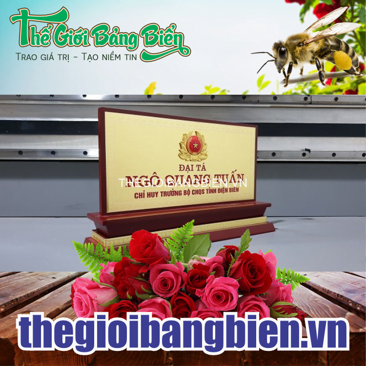 biển chức danh quân đội
