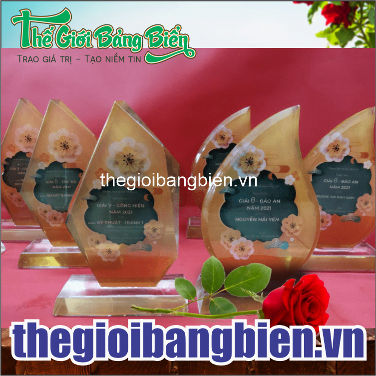 kỷ niệm chương pha lê đẹp