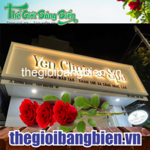 mẫu biển alu chữ nổi inox giá rẻ