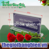 mẫu biển tên chức danh mica để bàn