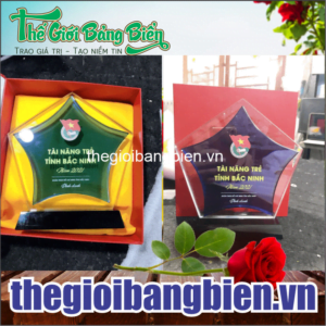 mẫu kỷ niệm chương pha lê đẹp