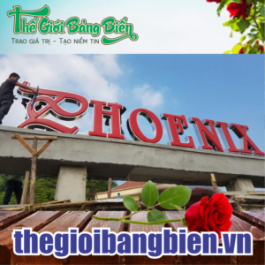 thi công chữ nổi tòa nhà giá rẻ
