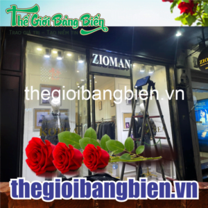 thiết kế biển alu chữ nổi mica sang trọng